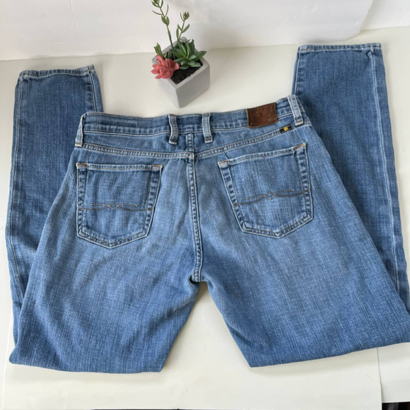 Lucky Brand Sienna Cigarette Womens Jeans Size 4/27 Skinny Mid Rise Denim Blue - Picture 13 of 13